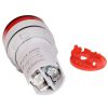 2 PCS DC Voltage Signal Indicator 22mm Round 6-100V Universal Voltmeter (ST16VD-03 Blue) - Image 7