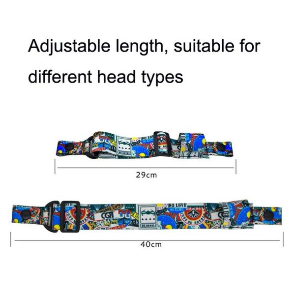 Flight Video Glasses Graffiti Color Headband Fixed Strap For DJI FPV Goggles V2 Strap - Image 3