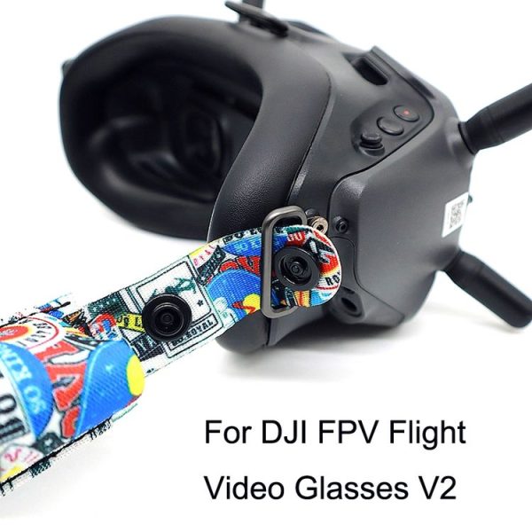 Flight Video Glasses Graffiti Color Headband Fixed Strap For DJI FPV Goggles V2 Strap - Image 5