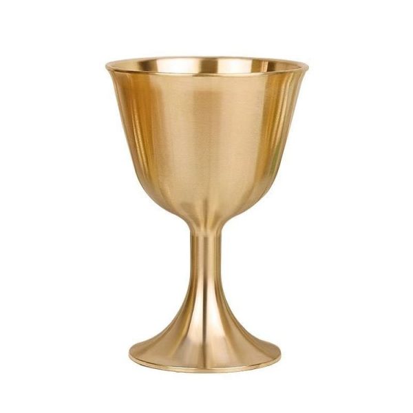 Bar Cocktail Whiskey Pure Copper Goblet, Standard sizes: Large (Copper Color Carton Package)