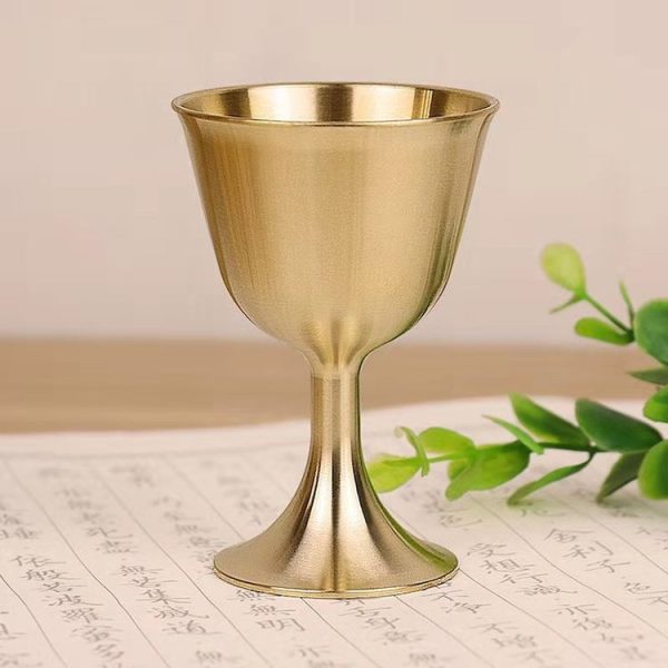 Bar Cocktail Whiskey Pure Copper Goblet, Standard sizes: Large (Copper Color Carton Package) - Image 5