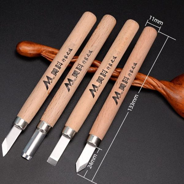 8 PCS / Set MYTEC Multifunctional Woodworking Rubber Stamp Carving Tool Knife - Image 4