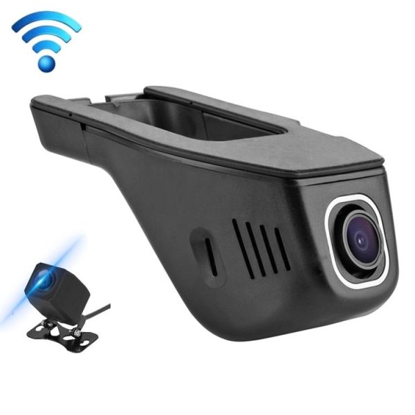 R860 Screen WIFI 1080p Hidden Driving Recorder Double Records (Black)