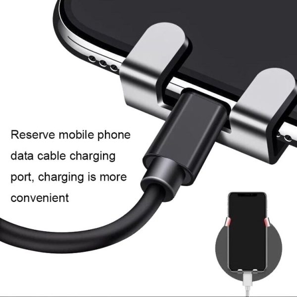 Universal Metal Gravity Car Phone Holder (Gold) - Image 5