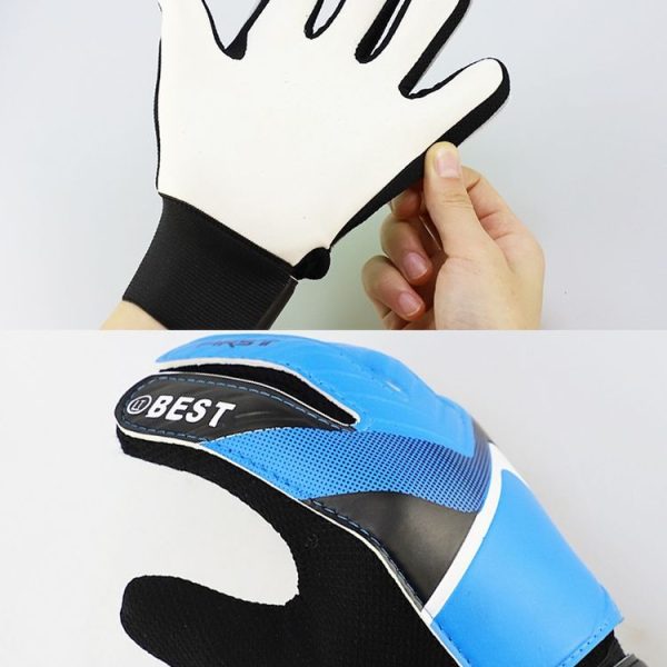 Children Football Goalkeeper Glove Latex Anti-Collision Goalkeeper Gloves, Size: 5 (Blue) - Image 5