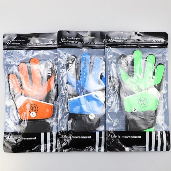 Children Football Goalkeeper Glove Latex Anti-Collision Goalkeeper Gloves, Size: 5 (Blue) - Image 6