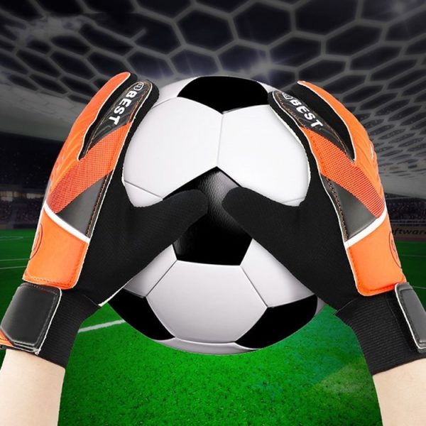 Children Football Goalkeeper Glove Latex Anti-Collision Goalkeeper Gloves, Size: 5 (Blue) - Image 7