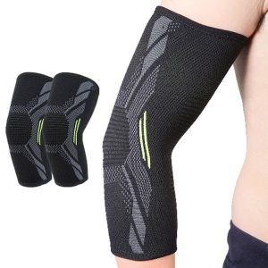 1pair Three-Dimensional Compression Belt Tightens Comfortable Breathable Warm Elbow Pads (S)