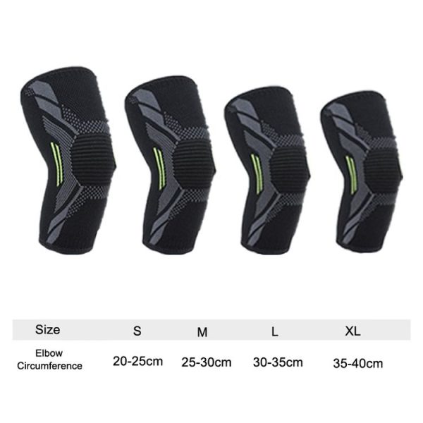 1pair Three-Dimensional Compression Belt Tightens Comfortable Breathable Warm Elbow Pads (S) - Image 7