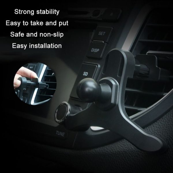 10 PCS R139-004 Car Air Outlet Mobile Phone Holder Clip, Color: Black - Image 5