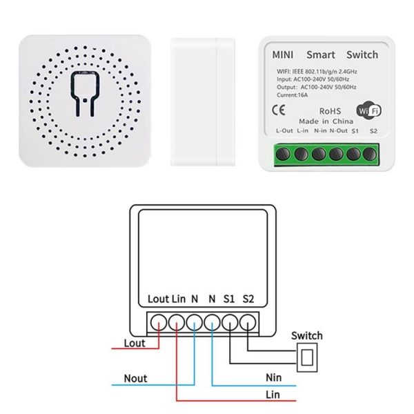 003 WiFi App Remote Voice Control Smart Switch (WiFi+Bluetooth Dual-mode 16A) - Image 3