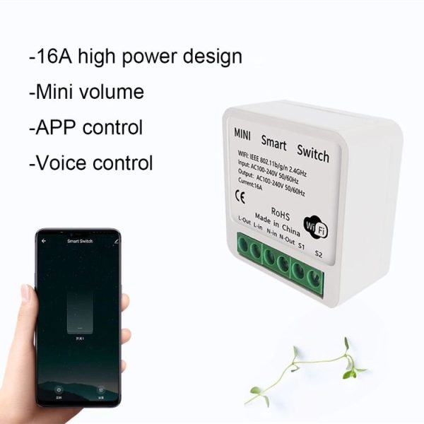 003 WiFi App Remote Voice Control Smart Switch (WiFi+Bluetooth Dual-mode 16A) - Image 6