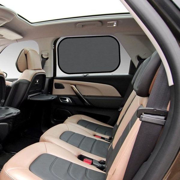 Non-Porous Suction Cup Car Mesh Sunshade (Black Rear Block+Black Side Block x 4) - Image 5