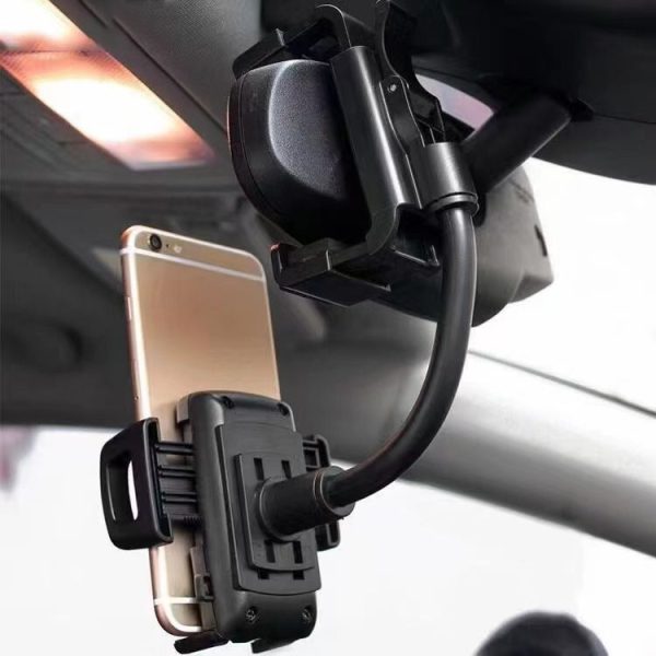 Car Rearview Mirror Hose Bracket Mobile Phone Clip Universal Navigation Bracket - Image 7