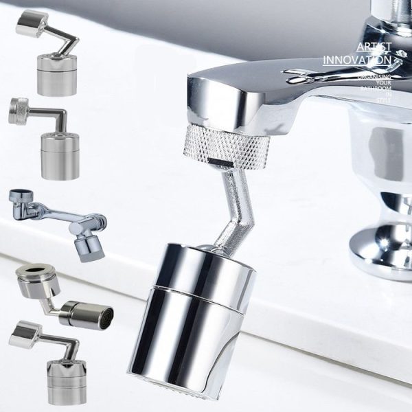 Universal Faucet Splash Guard Faucet Extender Connector, Specification: 1080 Degrees Foam 2 Molds - Image 2