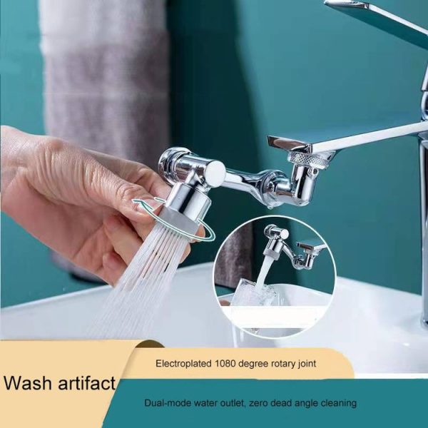 Universal Faucet Splash Guard Faucet Extender Connector, Specification: 1080 Degrees Foam 2 Molds - Image 3