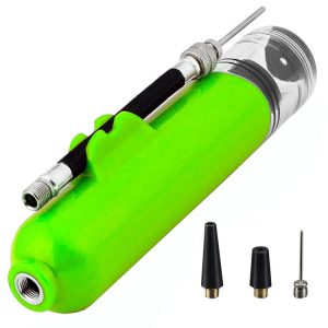 Two-Way Mini Ball Pump Football Basketball Portable Inflatable Pump (Green)