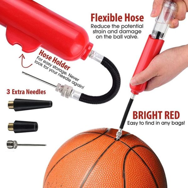 Two-Way Mini Ball Pump Football Basketball Portable Inflatable Pump (Green) - Image 5