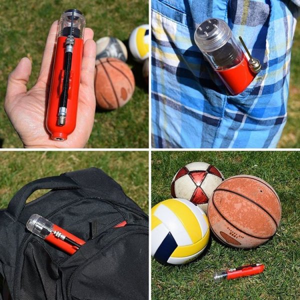 Two-Way Mini Ball Pump Football Basketball Portable Inflatable Pump (Green) - Image 6