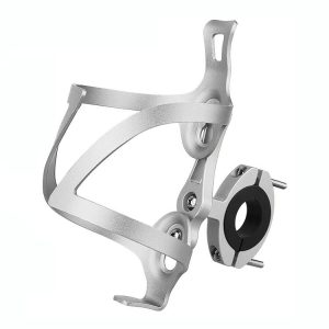 Bicycle Aluminum Alloy Kettle Frame (Silver Bilateral With Base)