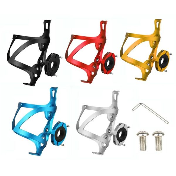 Bicycle Aluminum Alloy Kettle Frame (Silver Bilateral With Base) - Image 2