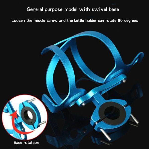 Bicycle Aluminum Alloy Kettle Frame (Silver Bilateral With Base) - Image 6