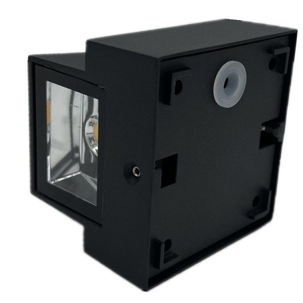 Outdoor Square Waterproof Wall Light, Power: Single K 3W (Warm White) - Image 4