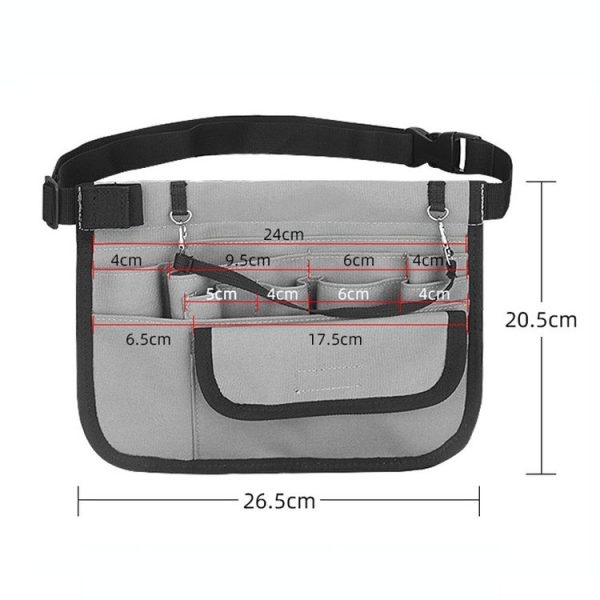 Oxford Portable Medical Personnel Tool Waist Bag (Black) - Image 3
