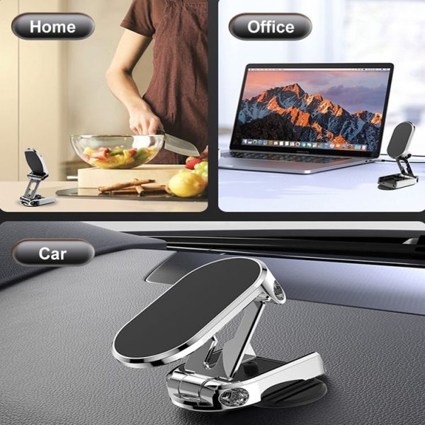 Vehicle Bracket Magnetic Navigation Bracket (Folding Black) - Image 6