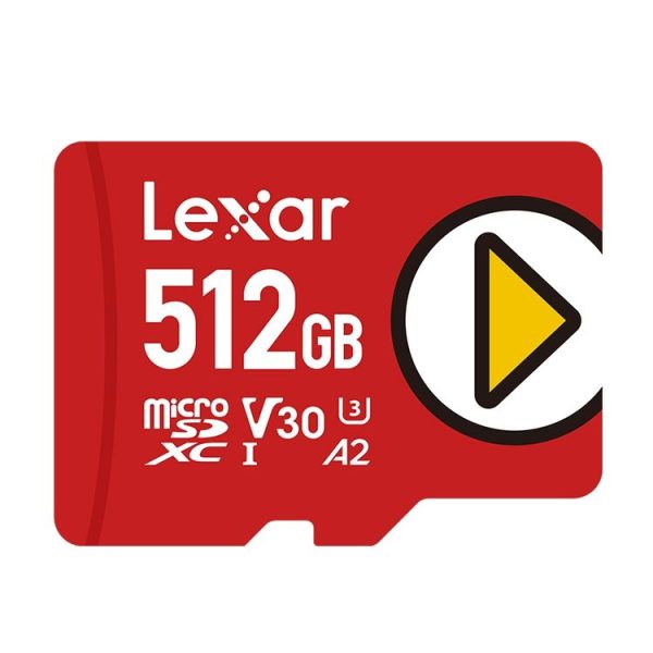 Lexar LSDMI High-Speed TF Card Game Console Memory Card, Capacity: 512GB (Red)