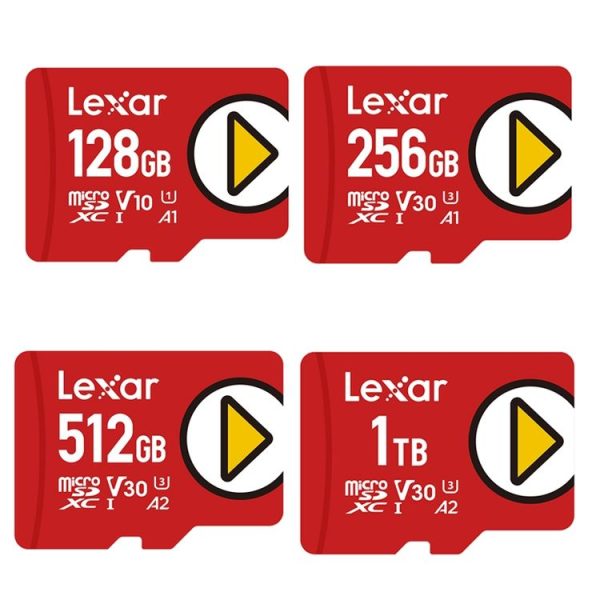 Lexar LSDMI High-Speed TF Card Game Console Memory Card, Capacity: 512GB (Red) - Image 2