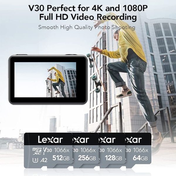 Lexar LKSTF1066X High-Speed TF Card Motion Camera Surveillance Recorder Memory Card, Capacity: 512GB - Image 6