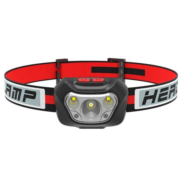 Outdoor Glare Small Headlight Plastic Fishing Head Wearing Light (TD140)