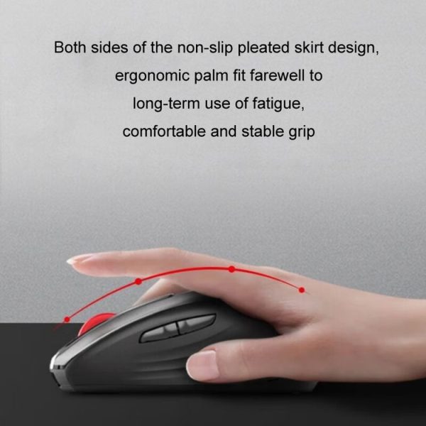 Lenovo Thinkplus High-Precision Wireless Mouse Ergonomic Design Gaming Office Mouse (WL200PRO) - Image 10