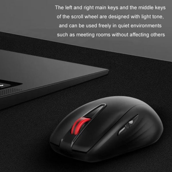 Lenovo Thinkplus High-Precision Wireless Mouse Ergonomic Design Gaming Office Mouse (WL200PRO) - Image 7