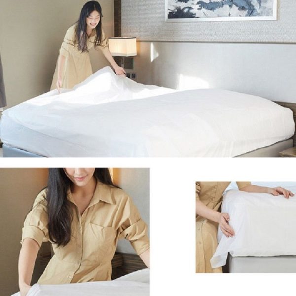 2 PCS Travel Hotel Supplies Disposable Anti-dirty Pillowcase Sheet Quilt Cover Pillowcase 50x80cm - Image 5