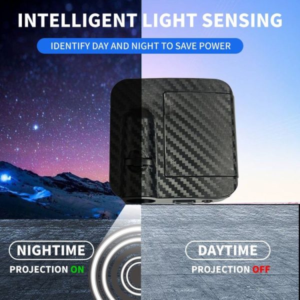 LED Infrared Induction Car Door Welcome Light Night Projection Ambient Light, Specification: Energy Circle (Yellow) (1 Pair / Box) - Image 6