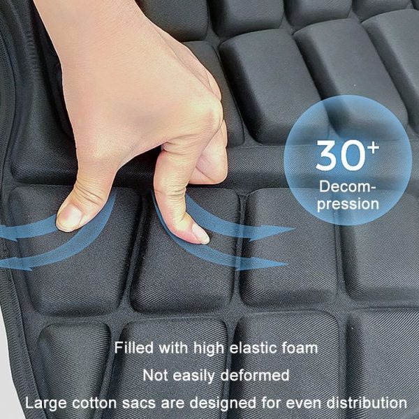 Shock Absorption Heat Insulation Breathable Motorcycle Seat Cushion, Style: Saddle Type - Image 5