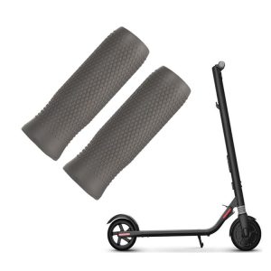 1 Pair Silicone Handbar Cover For Ninebot ES1 / ES2 / ES3 / ES4 (Gray)