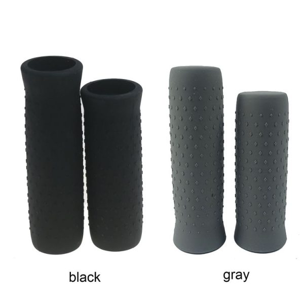 1 Pair Silicone Handbar Cover For Ninebot G30 MAX (Gray) - Image 2