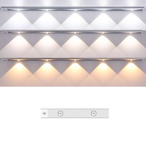Ultra-thin Smart LED Human Body Sensor Light Bar, Length: 30cm (Space Silver)