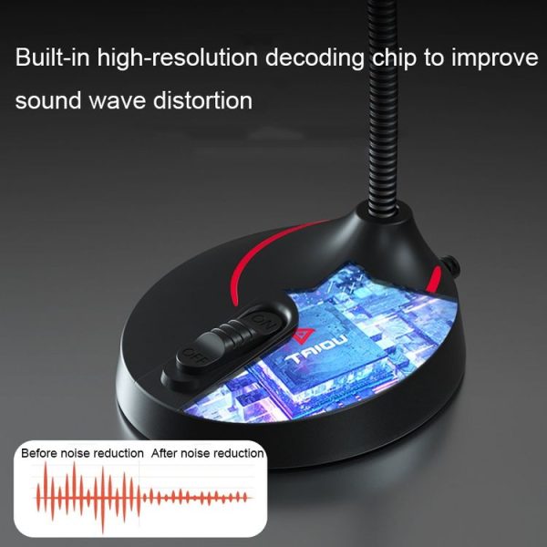 F12 Metal Hose Meeting Desktop Microphone, Spec: 3.5 Version (Black) - Image 6