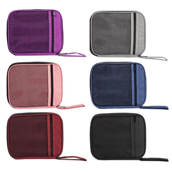 Strap Data Cable Portable Mesh Bag Portable Storage Bag For Apple Watch (Black) - Image 2