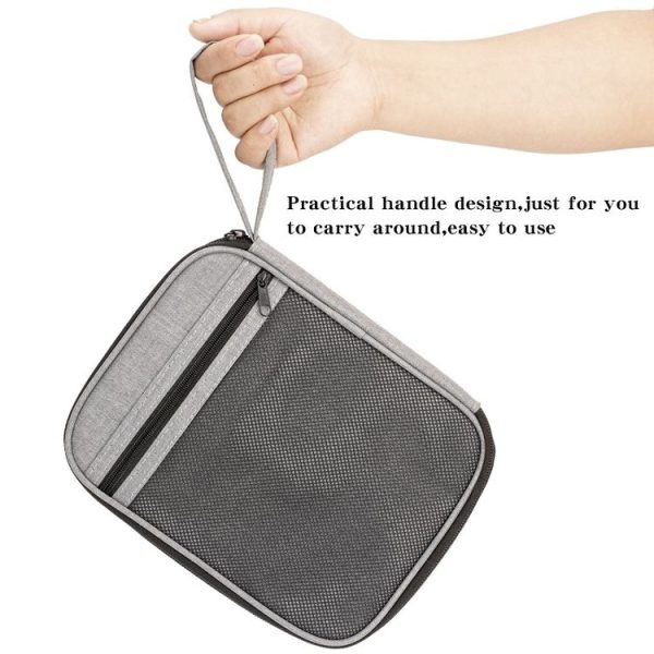 Strap Data Cable Portable Mesh Bag Portable Storage Bag For Apple Watch (Black) - Image 7