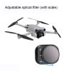RCSTQ Aluminum Alloy Adjustable Filter Accessories for DJI Mini 3 Pro, Style: UV - Image 4