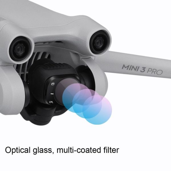 RCSTQ Aluminum Alloy Adjustable Filter Accessories for DJI Mini 3 Pro, Style: UV - Image 5