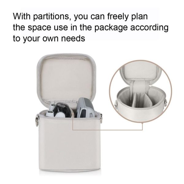 RCSTQ Drone PU Material Pouch Liner Bag With Carabiner For DJI Mini 3 Pro / Mini 2 - Image 5