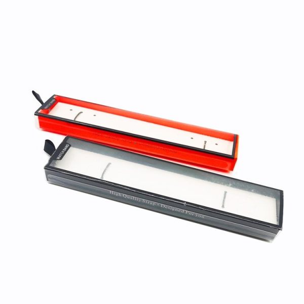 5 PCS Universal Watch Strap Box Gift Box, Style: Short Type Orange Black - Image 3