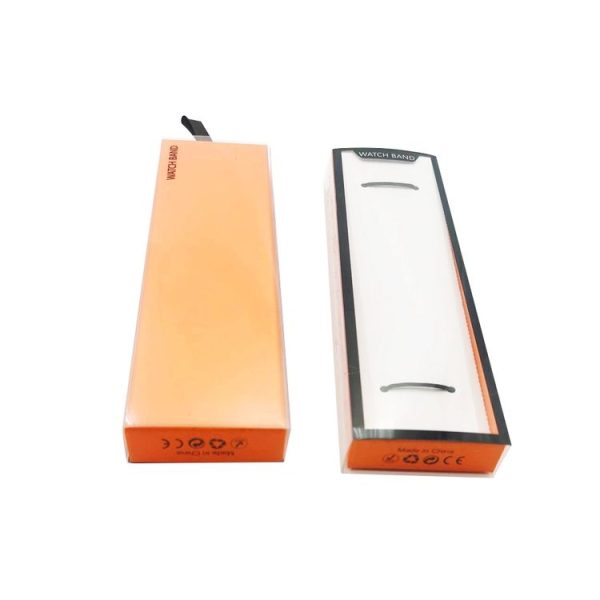 5 PCS Universal Watch Strap Box Gift Box, Style: Short Type Orange Black - Image 6