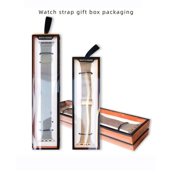 5 PCS Universal Watch Strap Box Gift Box, Style: Short Type Orange Black - Image 7